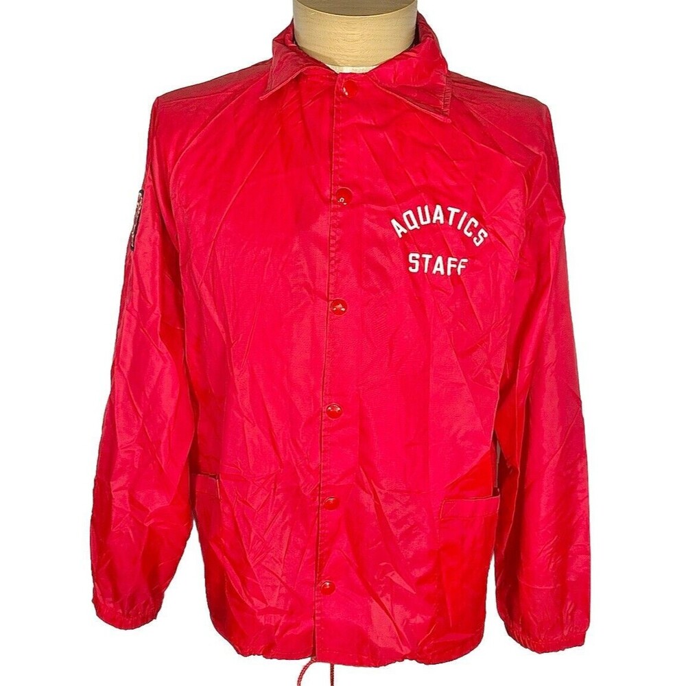 Vintage 70’s Aquatics Staff Advanced Lifesaving Lightweight Windbreaker Jacket